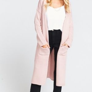 Show me your mumu floor length cardigan sweater